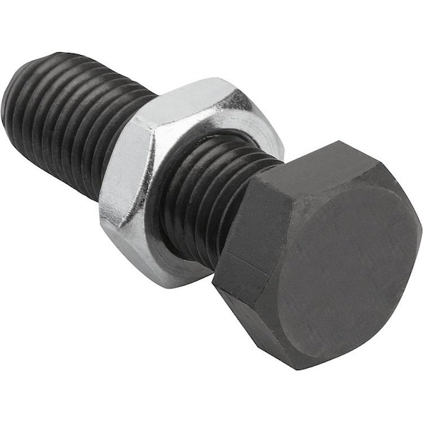 M16 x 50 mm Hex Machine Screw, Zinc Plated Steel